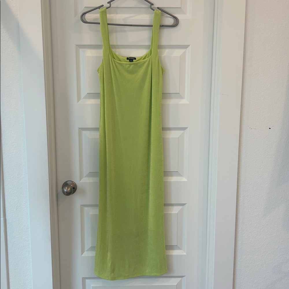 Wild Fable Neon Green Tank Maxi Dress